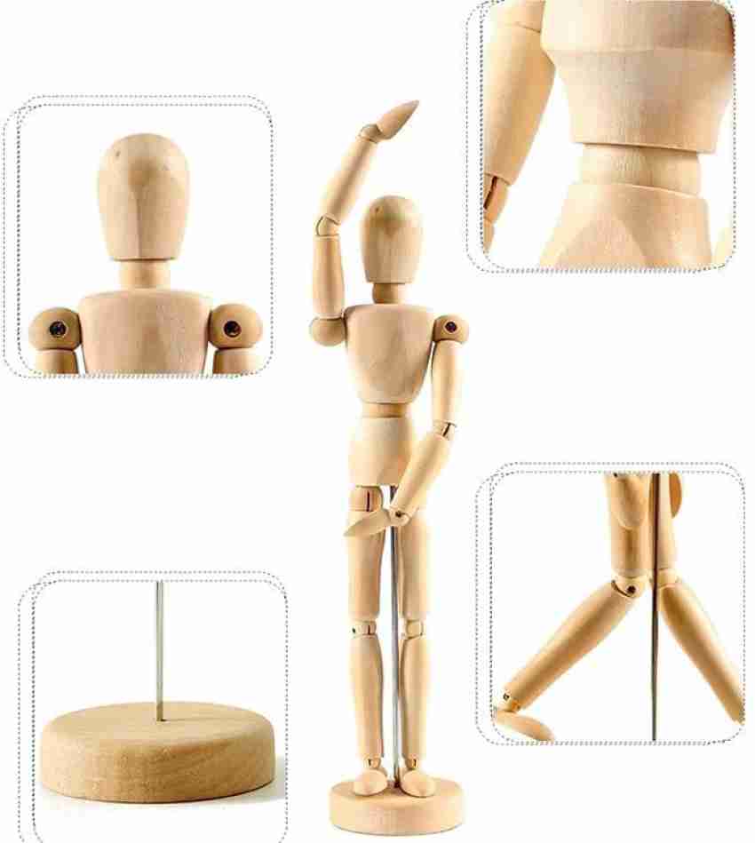 Best Wooden Manikin Blockhead - Wood Artist Figure Doll Model for