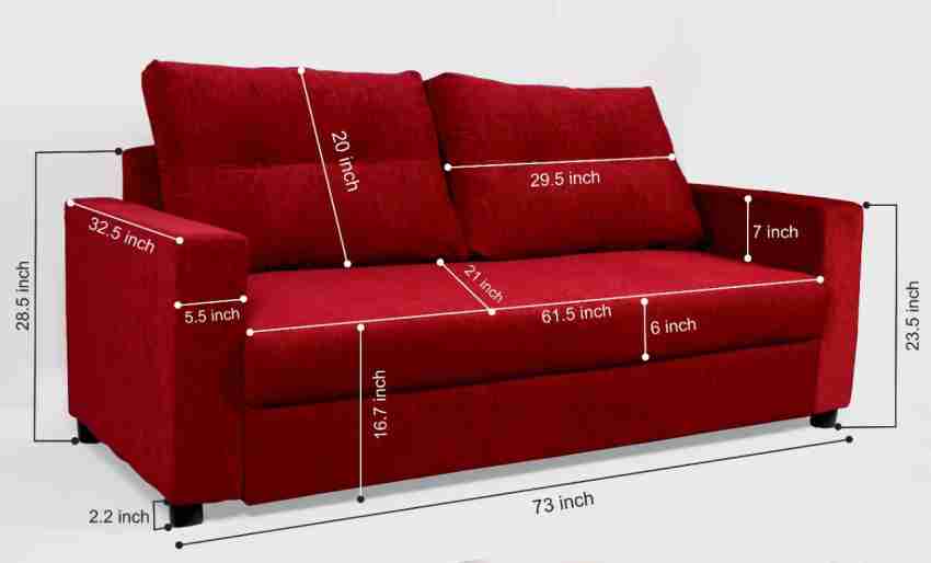 Asda three store seater sofa