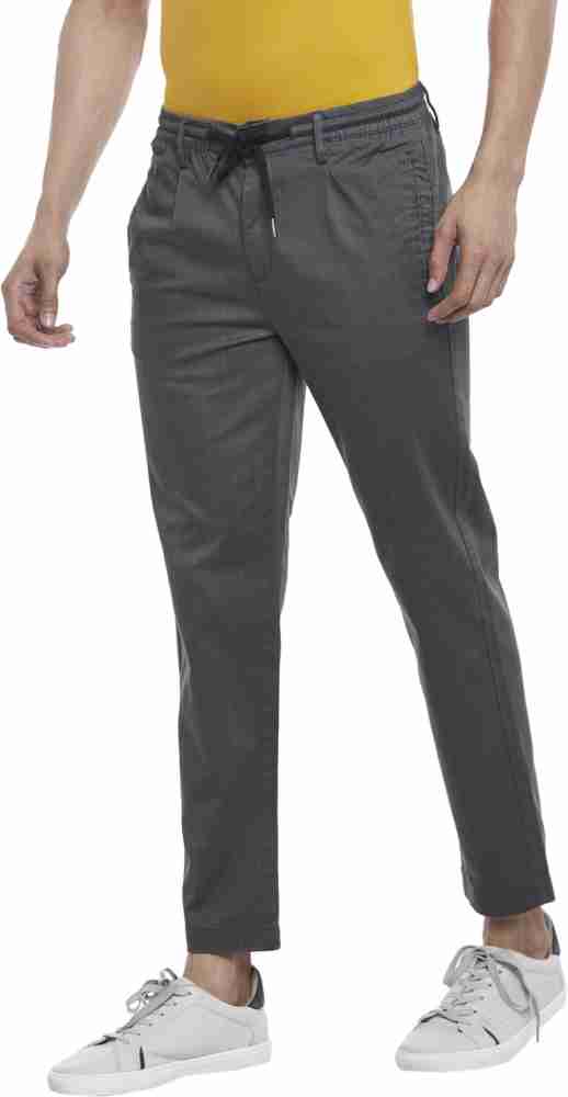 Urban Ranger by Pantaloons Slim Fit Men Grey Trousers - Buy Urban Ranger by  Pantaloons Slim Fit Men Grey Trousers Online at Best Prices in India