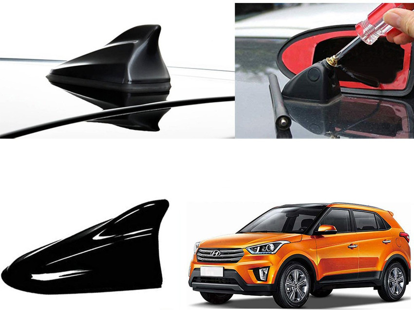 EXCHANGE CARTRENDING Antenna Blk Hyundai Creta Type 1 Shark Fin