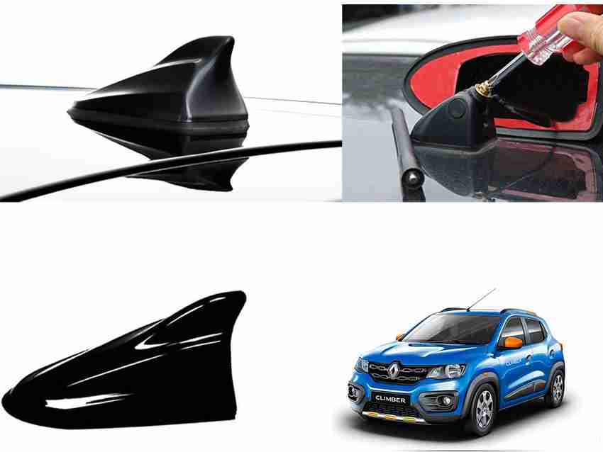 Shop Buy Shark Fin Roof top Signal Receiver for Renault Kwid Climber Black Car Antenna Satellite Vehicle Antenna Price in India Buy Shop Buy Shark Fin Roof top Signal Receiver for Renault Kwid Climber...