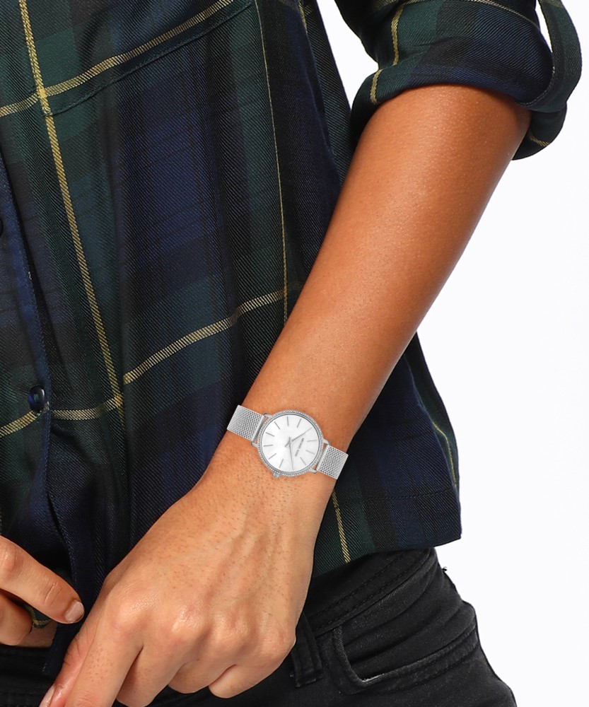 Michael kors discount pyper watch silver