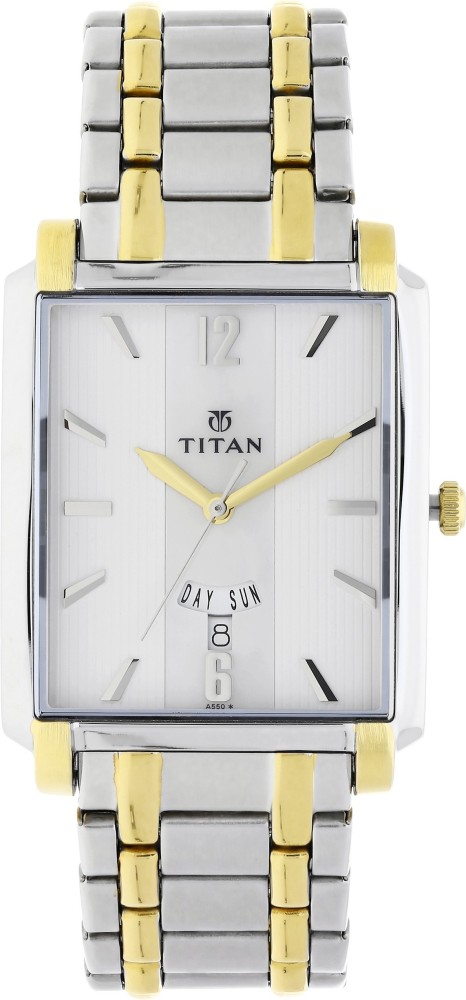 Buy online Titan Regalia Analog White Dial Men's Watch - Ne1506ym01 from  Watches for Men by Titan for ₹5795 at 4% off