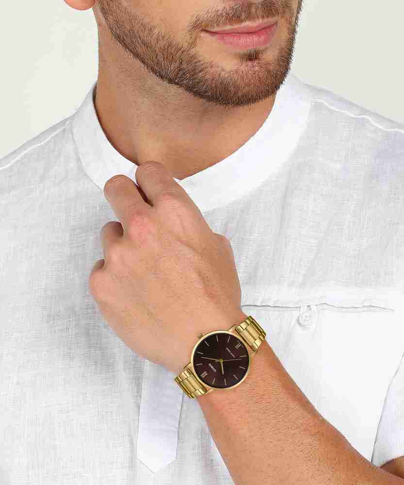 CASIO MTP VT01G 5BUDF Enticer Men s Analog Watch For Men Buy
