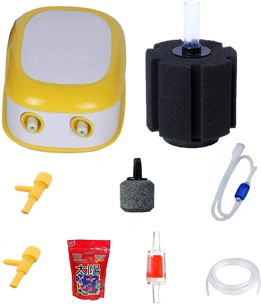 Aquarium oxygen pump with filter best sale