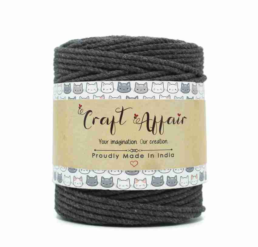 Craft Affair 3ply Twisted Oragnic Cotton Macrame Cord (10 Meter