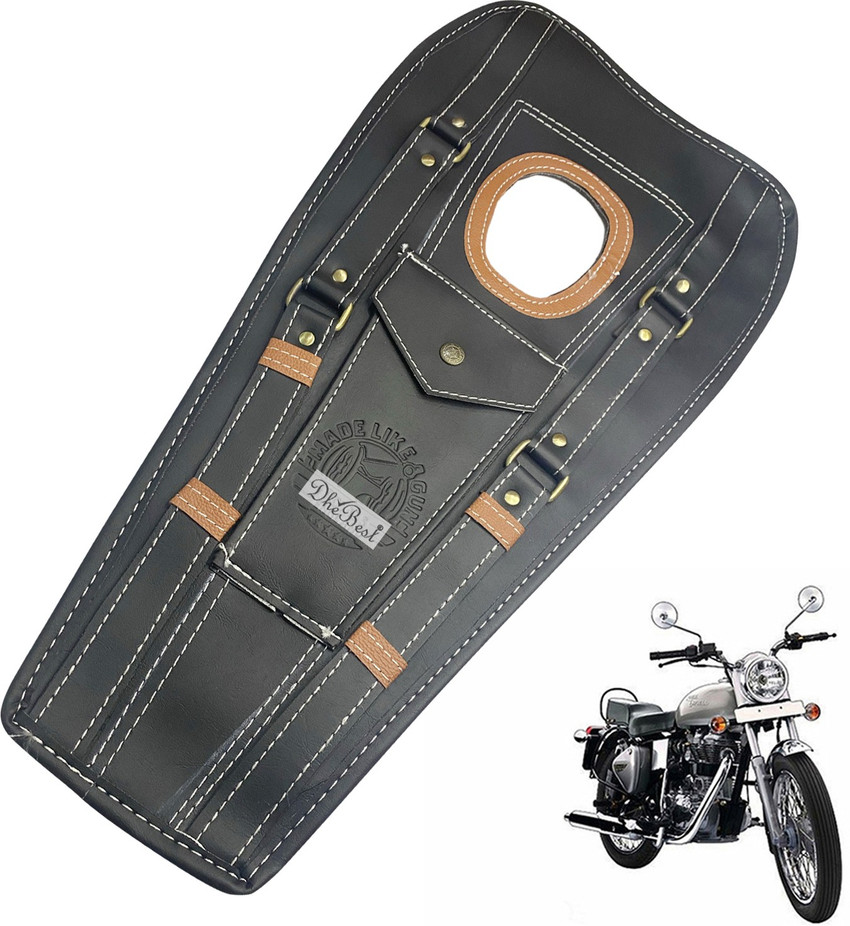 Dhe Best PETROL TANK COVER CLASSIC 350 500 BLACK FOR Royal