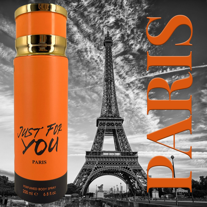 Elegant Lifestyle Just For You Paris Deodorant Perfumed Body