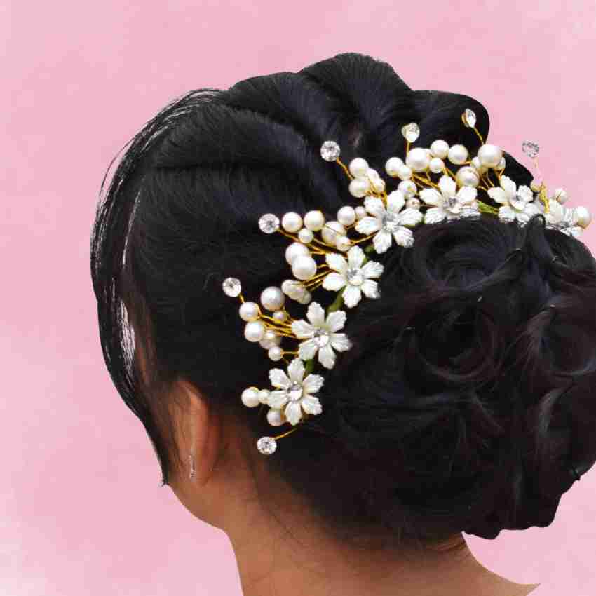 Flower hair accessories for clearance women