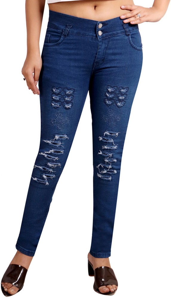 NEON-9 Slim Girls Dark Blue Jeans - Buy NEON-9 Slim Girls Dark Blue Jeans  Online at Best Prices in India