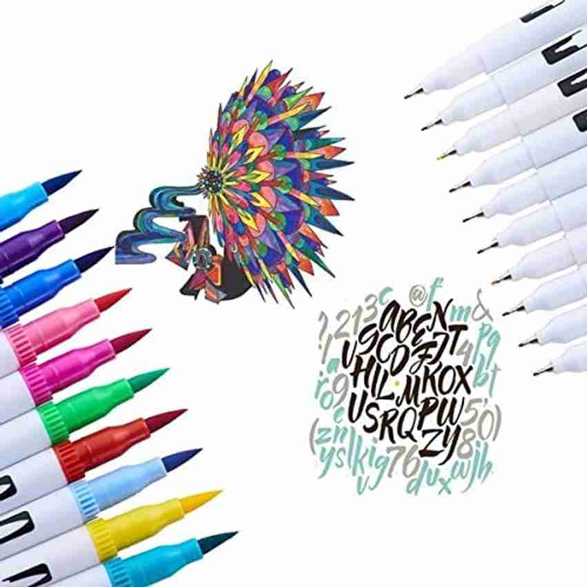 ArtSkills Premium Dual Tip Brush Marker Pen Set, 50 Colors, 60 OFF