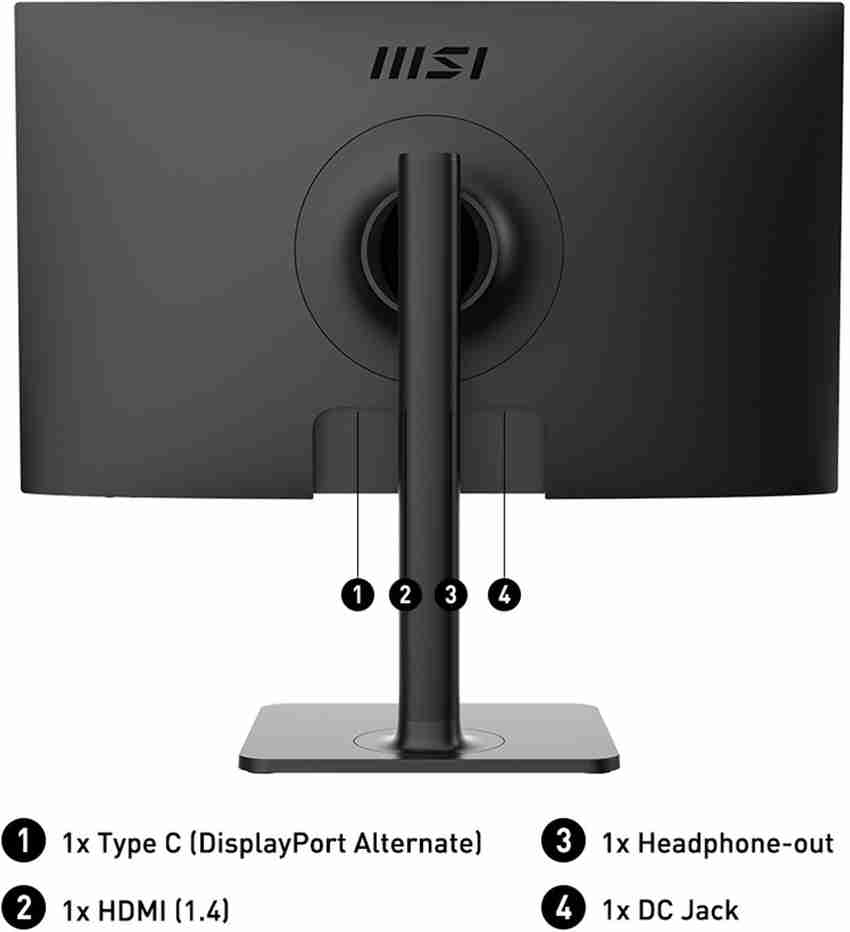 Monitor with online headphone out