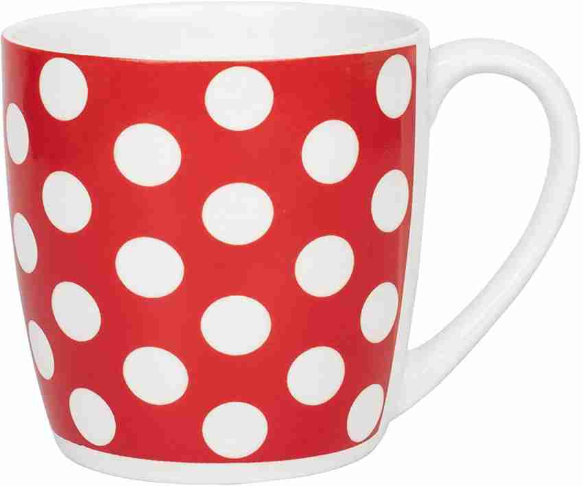 Fancy polka dot Coffee Mug by itsme.emi