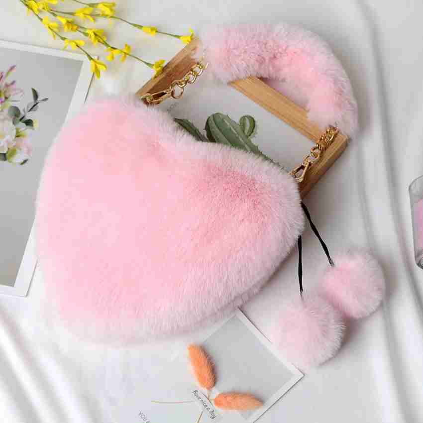 Pink clearance fur bag