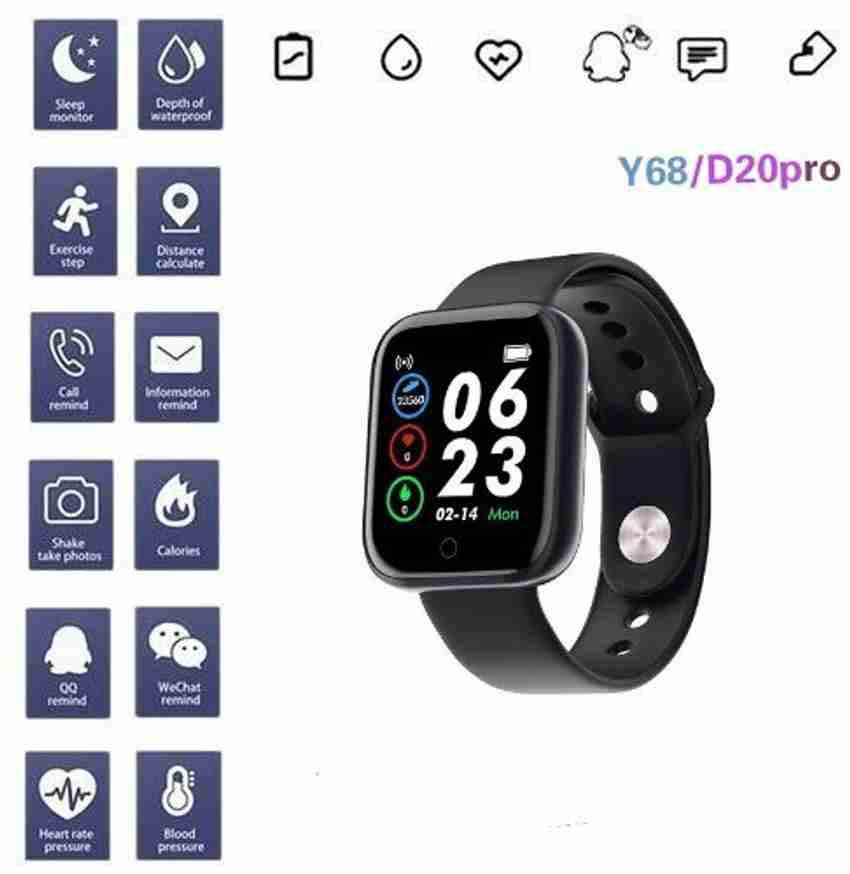 Y68 smart deals watch strap