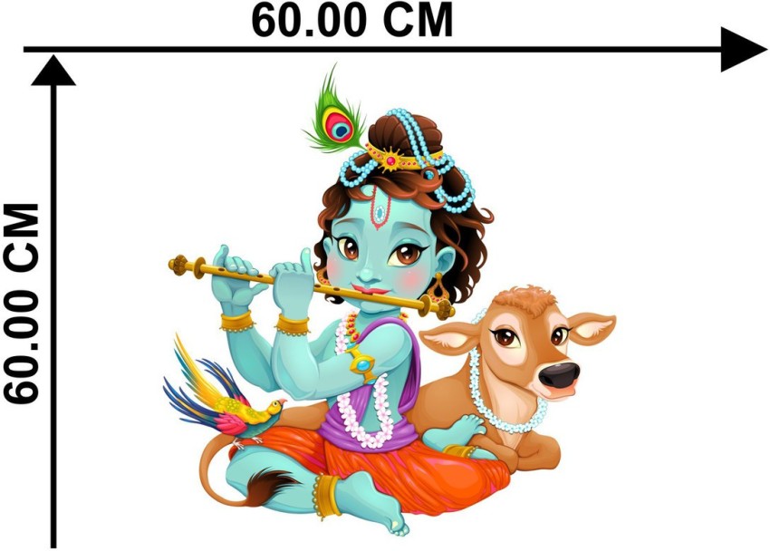 Krishna Cartoon Poster |Little Krishna Cartoon Poster|Poster for School/ Drawing Room/Hostels| Wall Interior Poster | High Resolution 300 GSM  Poster(Multicolor) Paper Print - Animation & Cartoons, Children, Decorative  posters in India - Buy