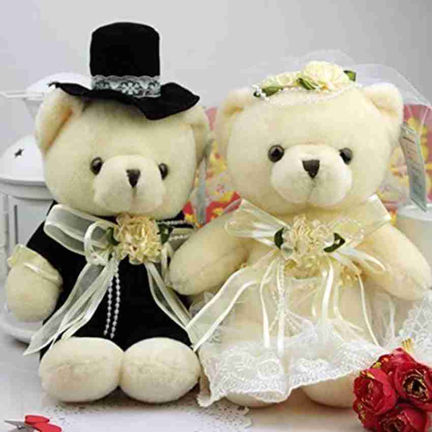 Bride and best sale groom stuffed animals