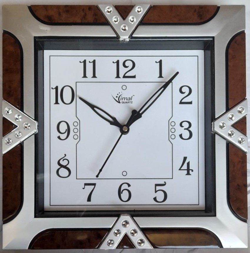 Clock - Glass - SQUARE - 20cm Wall Clock