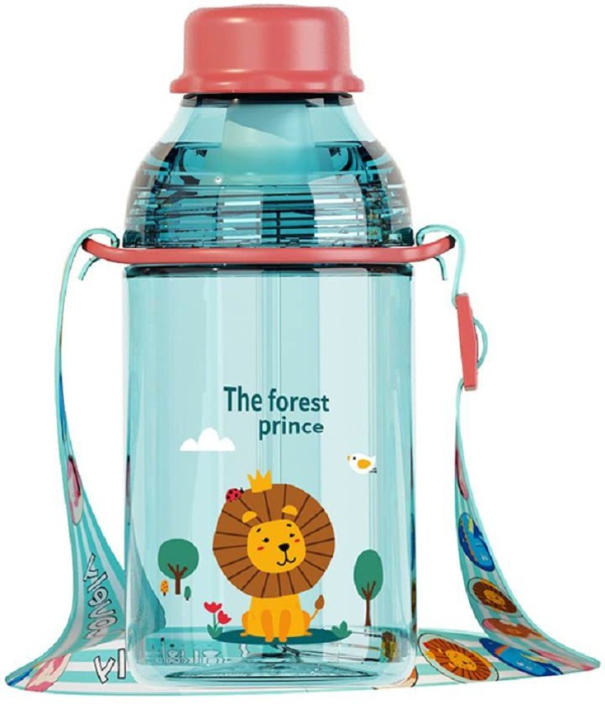 Kids Water Bottle  Bus Shape Water Cup With Straw, Flip-top Lid