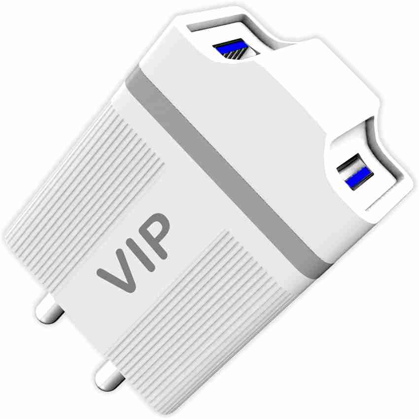 VIP MOBILES 3.4 A Multiport Mobile Charger with Detachable Cable