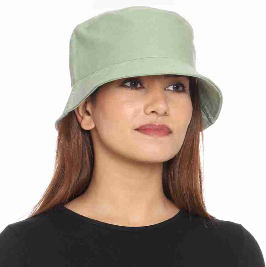 Reffer Unisex 100% Cotton Bucket Hat Packable Sun Hat For Women