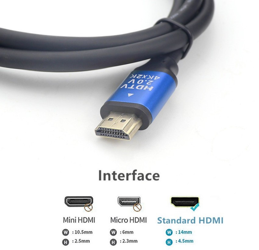 CLUSPEX HDMI Cable 25 m 4K UHD High Speed 18Gbps HDMI 2.0 Cord 4K@60Hz,  2160p,Ethernet, ARC Audio Return - CLUSPEX 