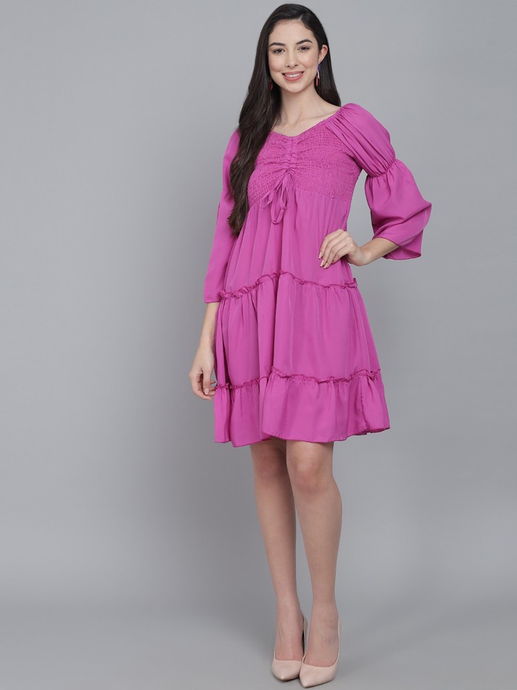 Buy Pink Dresses & Gowns for Women by NISHABD Online