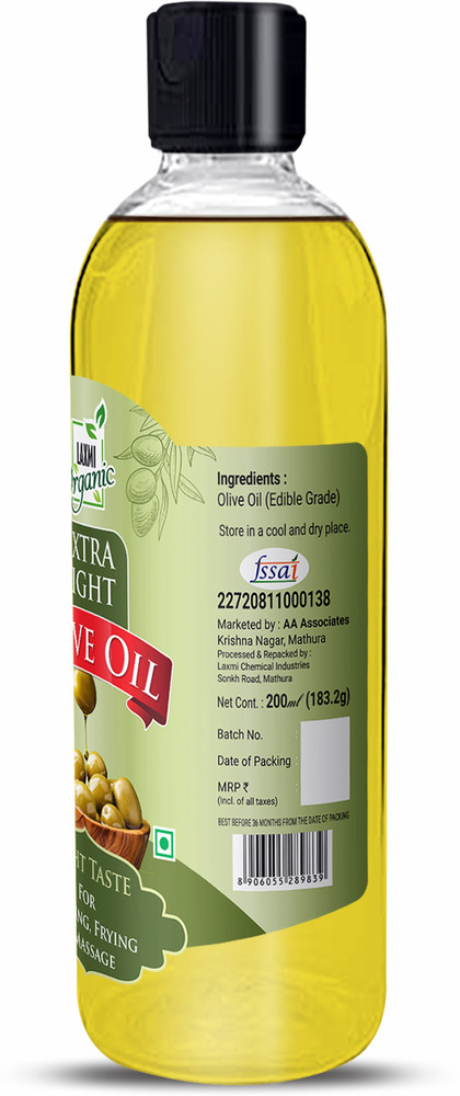 LAXMI ORGANIC Extra light OLIVE OIL Jaitun tail skin hair