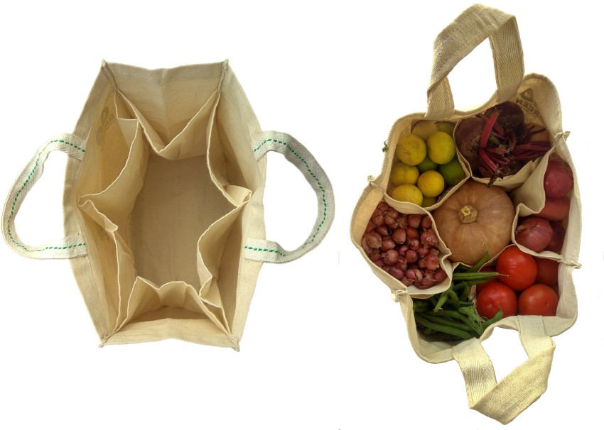 Grocery bag best sale with compartments