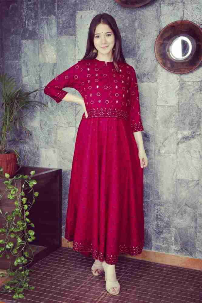 Purple on sale kurti flipkart