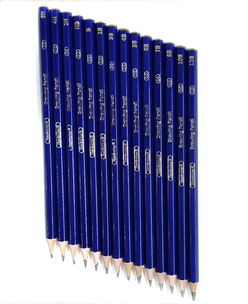 14Pc Sketch Drawing Pencil Set 12B/10B 8B 7B 6B 5B 4B 3B 2B 1B HB