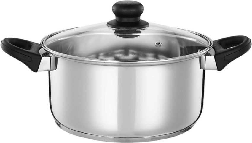 vira enterprises Stainless Steel Induction Bottom Dutch Oven with