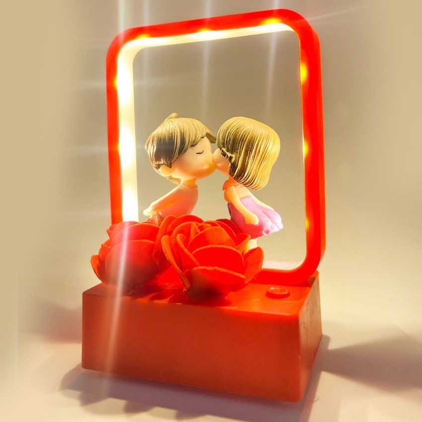 Buy ELEGANT LIFESTYLE Love Couple Statue with Music & Light for Home Decor  I Ideal Gift for Wedding Parties, Romantic Couple Bedroom Night Lamp &  Decorative Showpiece Online at Low Prices in