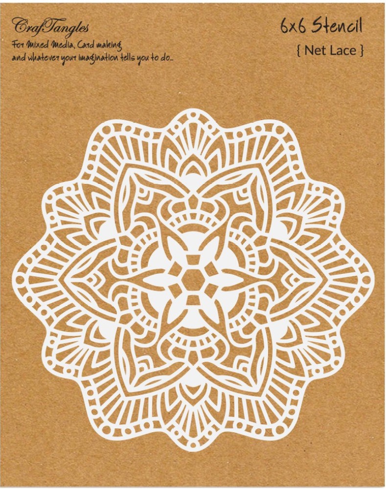 CrafTangles 6x6 Stencil - Mandala - CTCS21