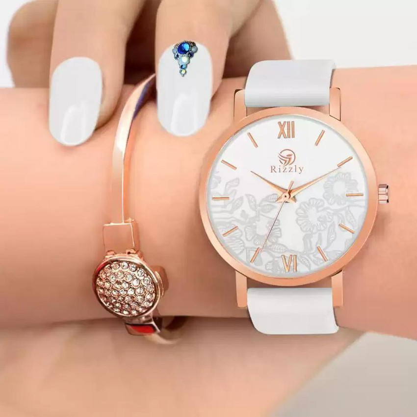 White colour watch for girls hotsell