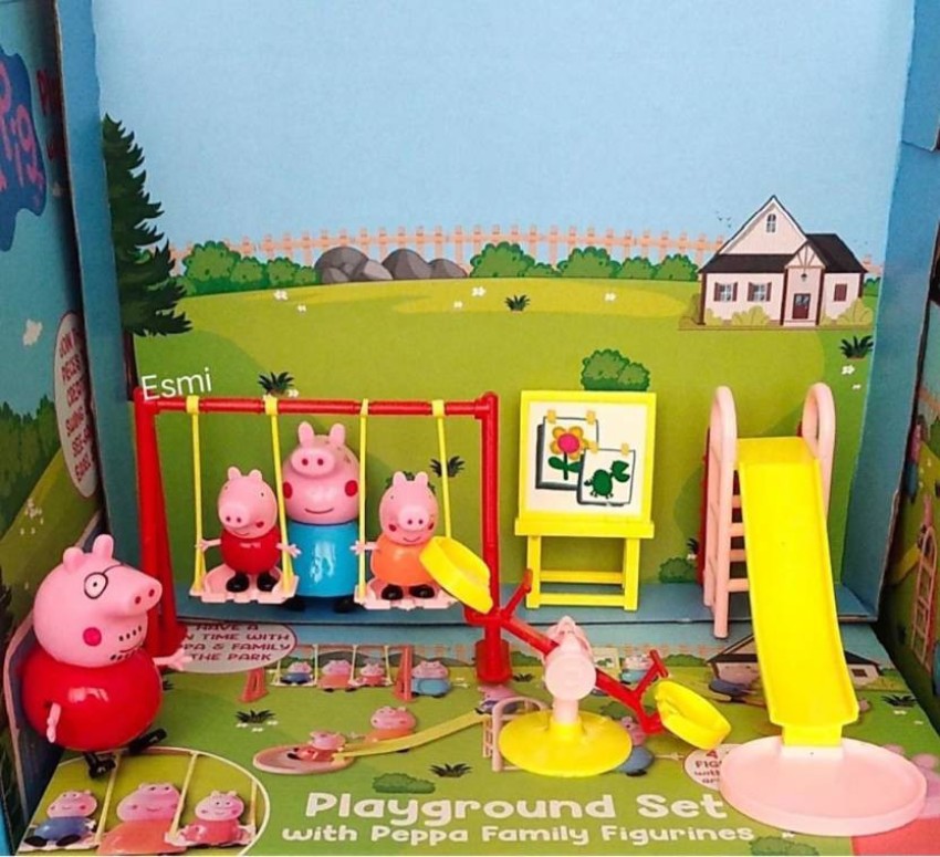 TOYICO Peppa Pig Family Playground Set with Park Toys Peppa Pig Family Playground Set with Park Toys Buy Peppa Pig Family toys in India. shop for TOYICO products in India