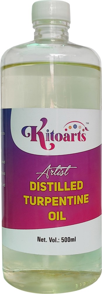 Kitoarts Turpentine Oil (Total 200 ml) Specially made for  professtional Painting - Oil colours