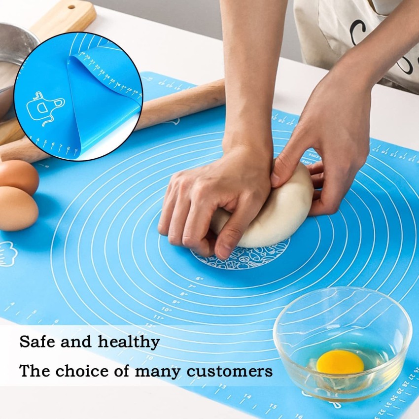 Silicone Baking Sheet or Fondant Rolling Mat, Stretchable, 48x38cm