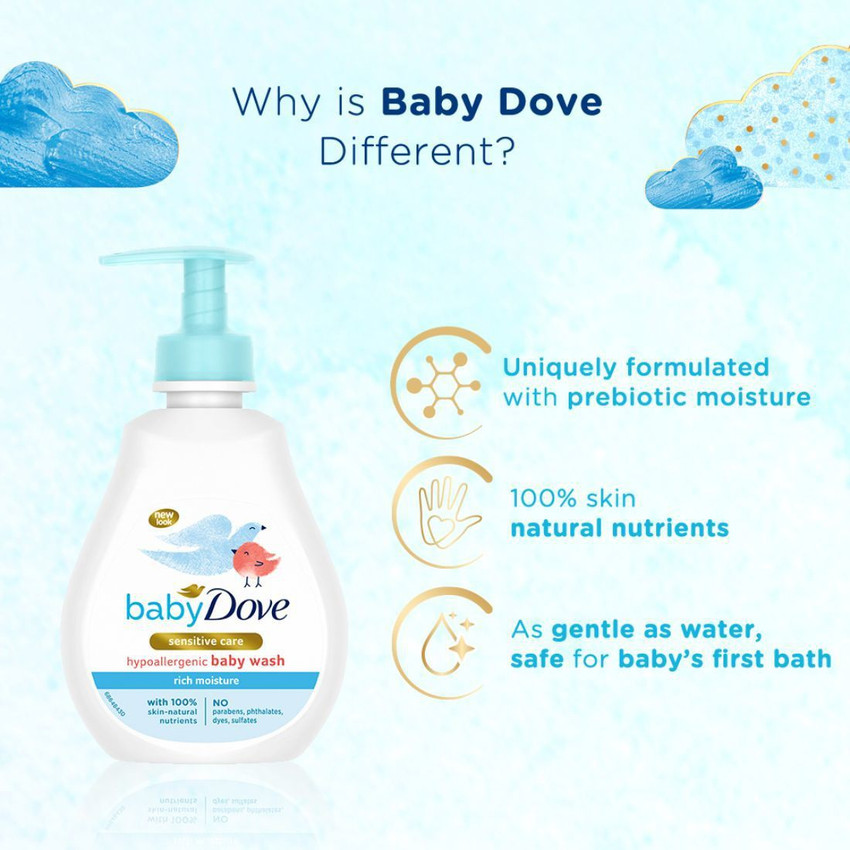 Dove body new arrivals wash for baby