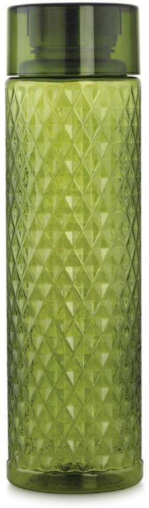  GALOOF 1000 ml Plastic Water Fridge Bottle / Crystal Clear  Dotted 3D Design With Stylish Cap Ideal For Refrigerator School Collage And  Office (4) : Home & Kitchen