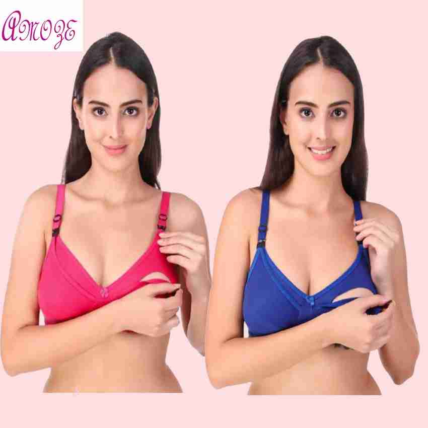 AMOZE Women Maternity/Nursing Non Padded Bra - Buy AMOZE Women Maternity/ Nursing Non Padded Bra Online at Best Prices in India