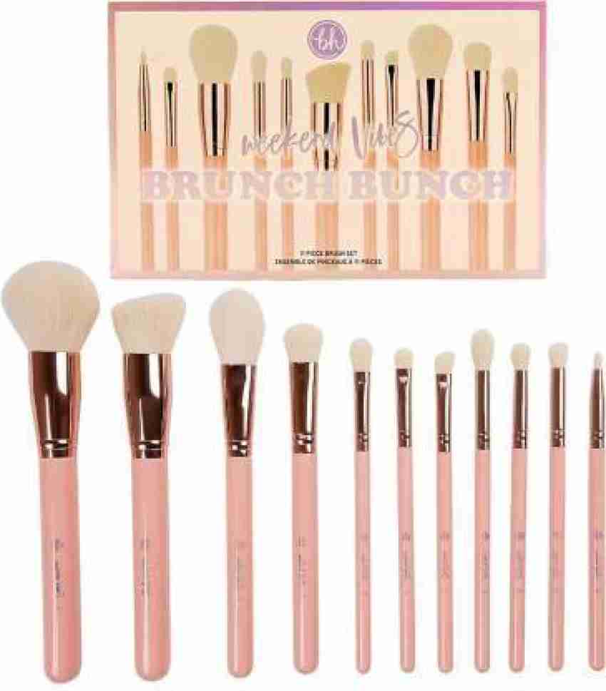 BH Cosmetics Pink-A-Dot Brush Set - 12 Pieces 