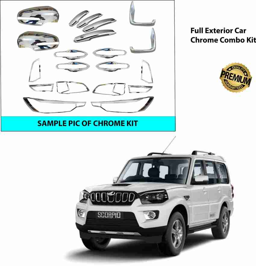 Gadiparts Car Chrome Kit Car Accessories Cover Car Garnish Combo