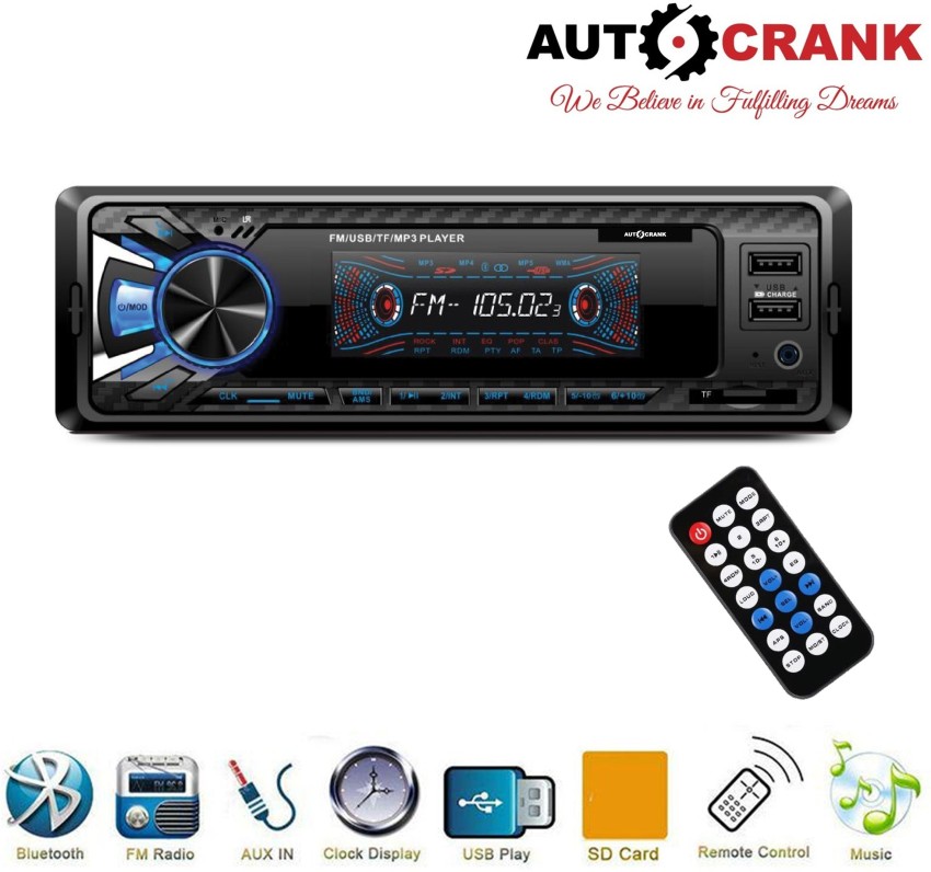 autocrank MP3/USB/Bluetooth/FM player car sterio Car Stereo Price