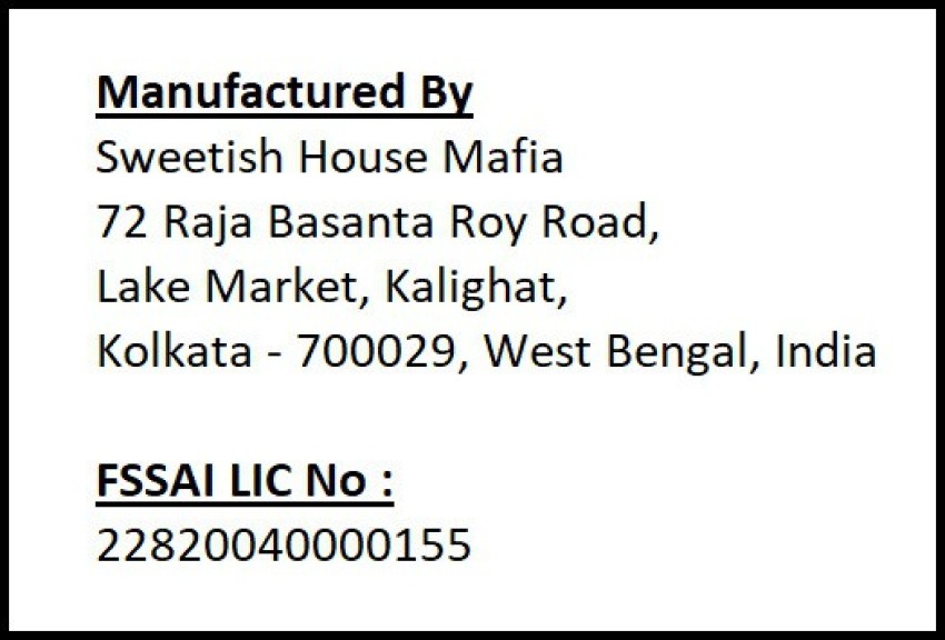 Sweetish House Mafia Nutella Sea Salt Cookies Price in India - Buy