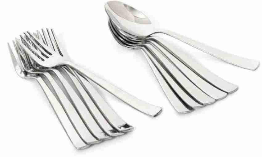 Parage Stainless Steel Dinner/ Table Spoons, Length 16.5 cm, Set of 12,  Silver