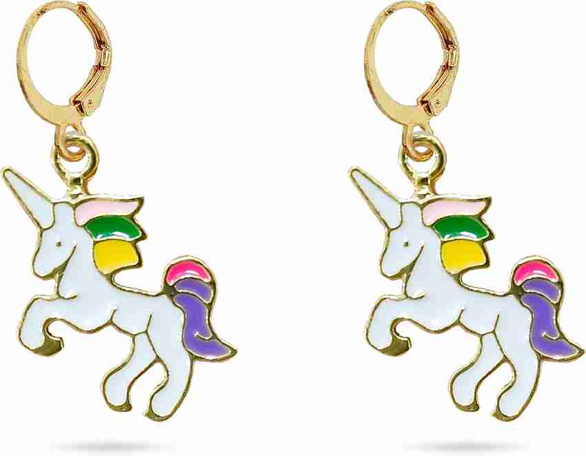 Rainbow outlet unicorn earrings