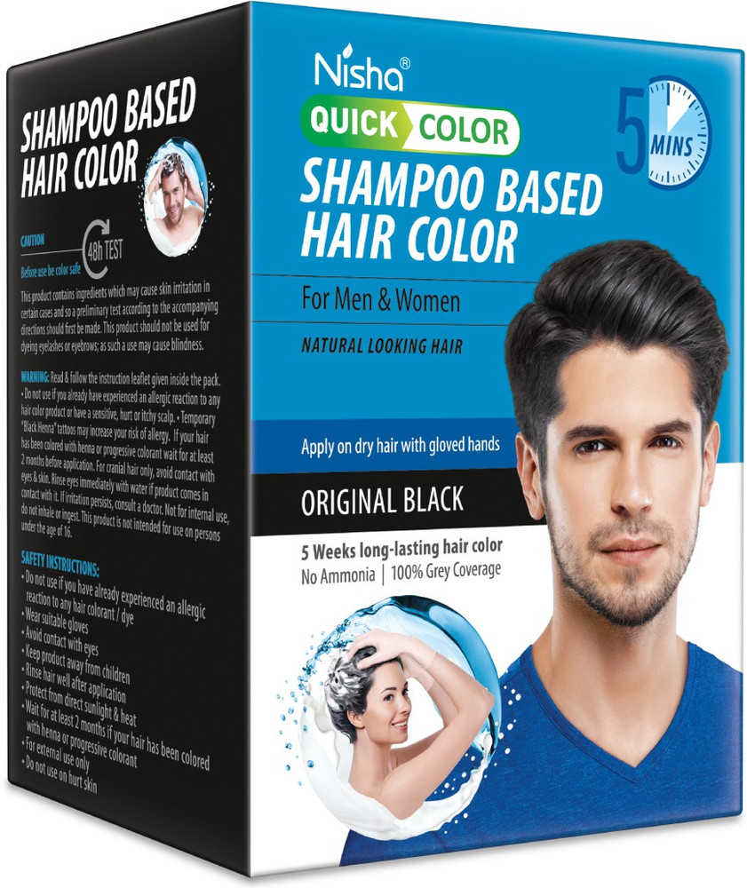 Shampoo based hair colour sale