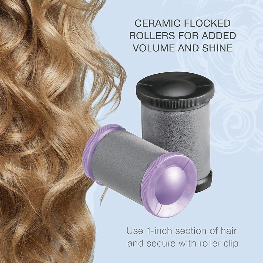 Flocked 2024 hair rollers