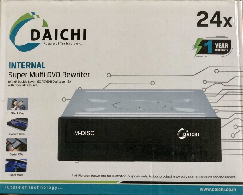 DAICHI Super Multi DVD Rewriter (DI DVDW0024) Super Multi DVD 
